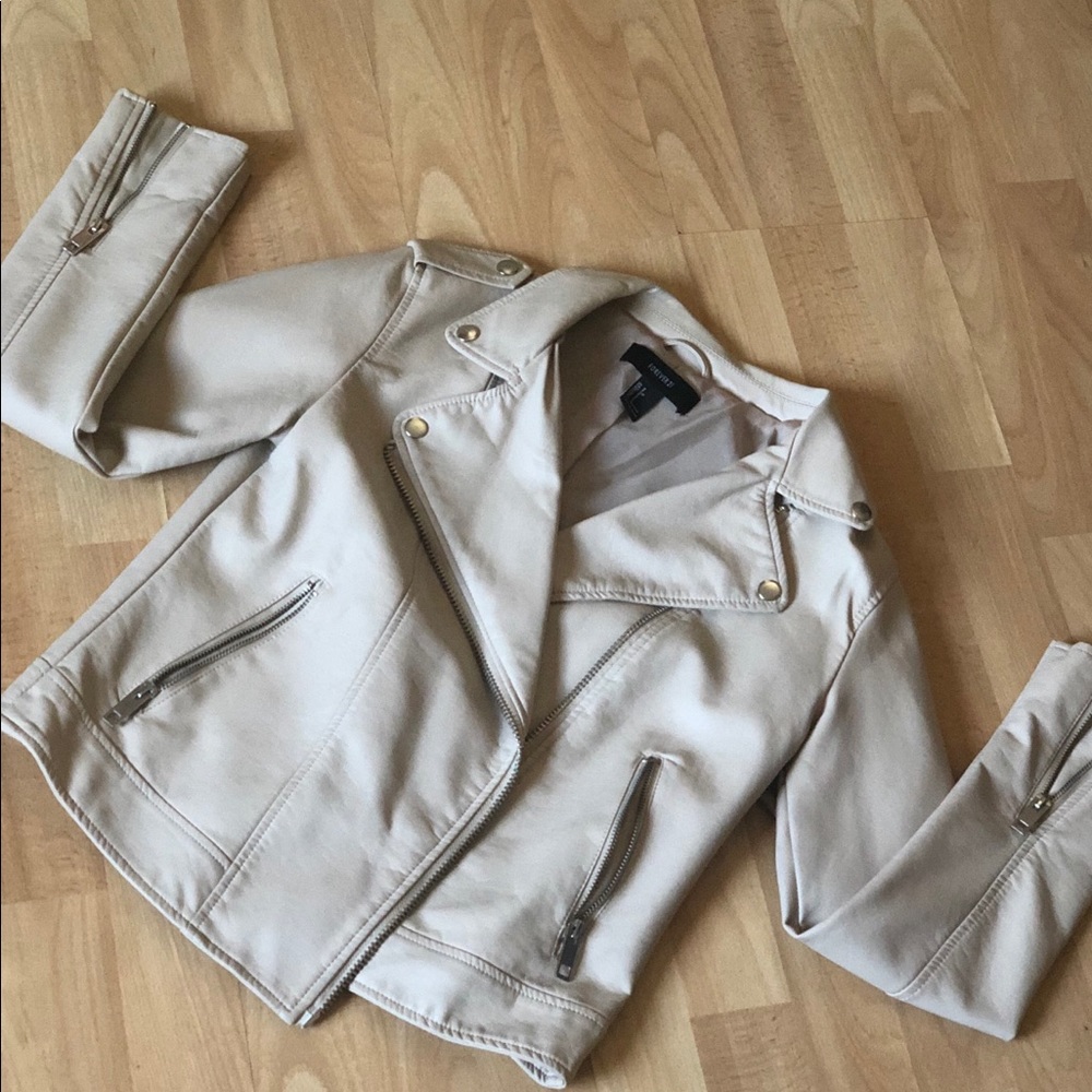 Faux Leather Jacket
